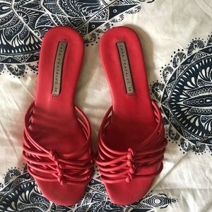 Zara Red Slides